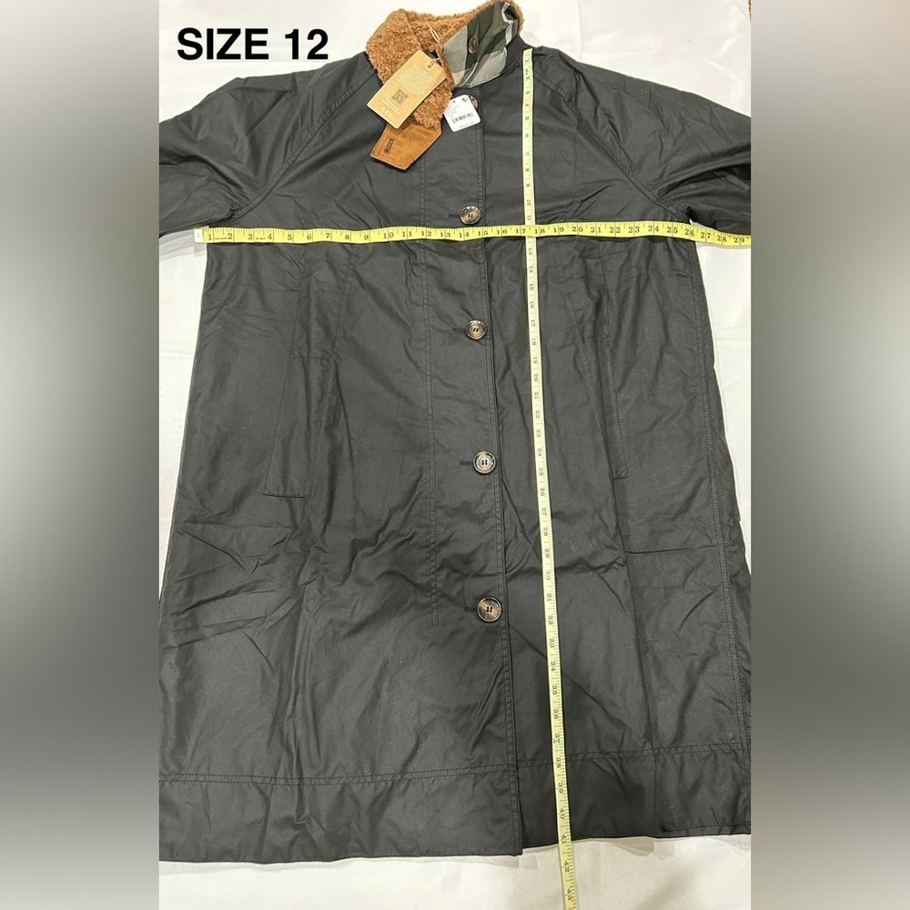 NWT Barbour Malala Wax Jacket - Picture 14 of 14